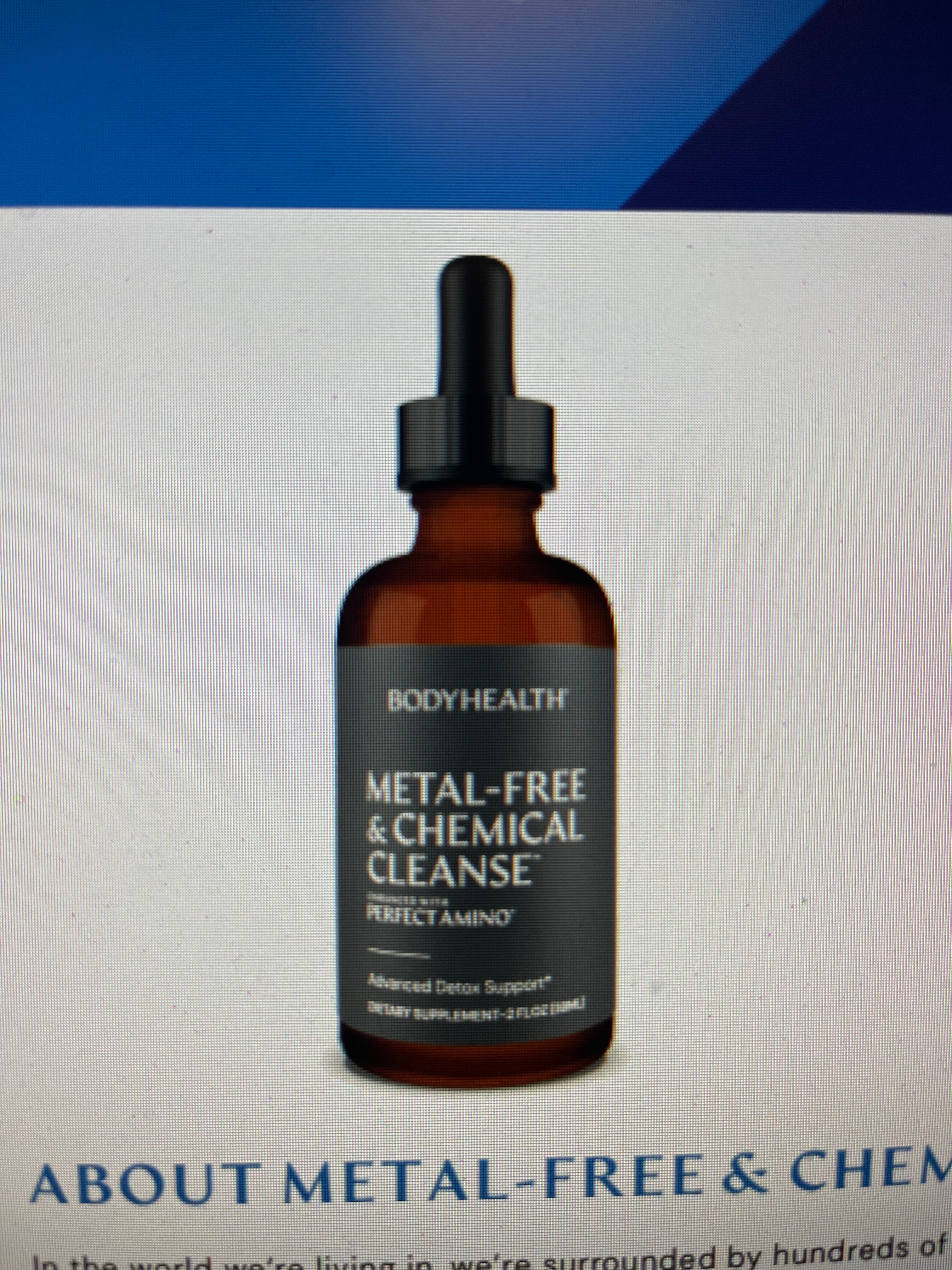 Metal-Free and Chemical Cleanse